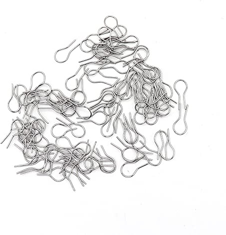 MBLUE High Temperature Resistance Tungsten Wire Hanging Firing Hook Jump Rings Pottery Ornament Hanger U Shape Hooks (200PCS)