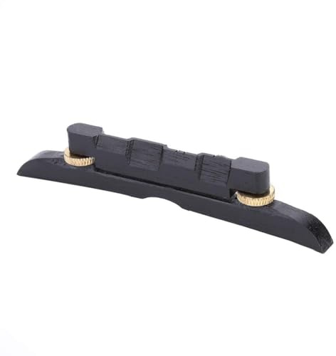 11.5x2x0.7cm/4.5x0.8x0.3in Mandolin Bridge, 115mm Adjustable Mandolin Bridge Compensated Musical Instrument Accessory Instrument DIY Repair Parts