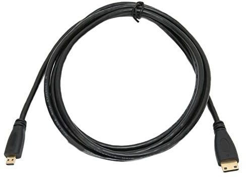 Dpofirs Cable Mini Macho OTG de 1,8 M a Micro HDMI Macho, Cable Adaptador Mini a Micro Compatible con Resolución de 480I, 480P, 720P, 1080I, 1080P