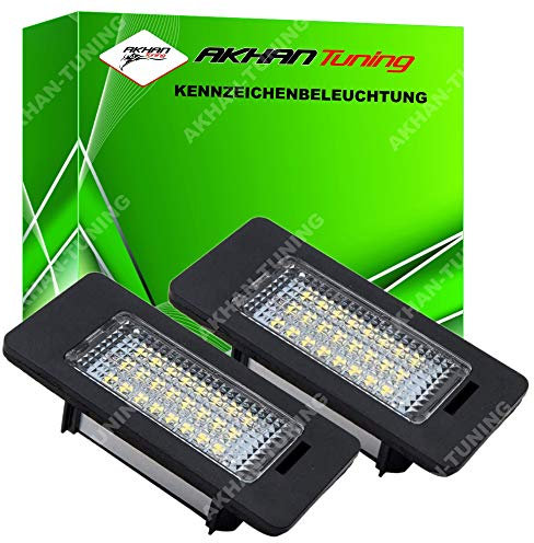 KB11 - Fehlerfrei Kennzeichenbeleuchtung, Nummerschildbeleuchtung Xenon Weiß Plug&Play CanBus Kompatibel mit Cad-dy 4 (SA), Golf 5 Variant, Golf 6 Variant, Golf 7 Variant, Golf Plus