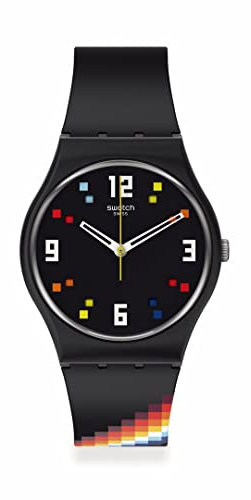 Swatch Analog, Modell Uhr, Marke SO28B705, Schwarz, Band