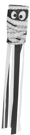 Abaodam outdoor halloween decorations home decor wind socks outdoor halloween wind indicator wear resistant halloween windsock halloween wind sock ghost wind sock banner hanging cloth