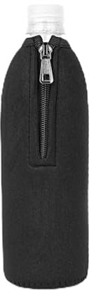 Linkidea Funda desechable para botella de agua 16,9 onzas compatible con Smartwater, Crystal Geyser, Arrowhead y la mayoría las botellas 16,9 onzas, soporte aislado para enfriador botellas neopreno