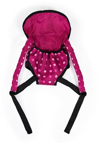 Bayer Design 61667AA - Porta muñecas, Accesorios para muñecas, Correas Ajustables, Transporte Frontal y Trasero para muñecas de bebé