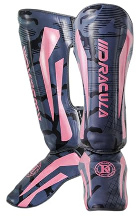 ForceRoute Espinilleras De Boxeo,Espinilleras Kick Boxing,Espinilleras Muay Thai,Acolchados,Livianas,Almohadilla De Esponja,AbsorcióN De Impactos,Cuero,para Kickboxing Sparring KáRate Entrenamiento