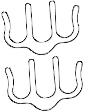 BESTonZON 2stücke Metall-notenbuch-clip Notenordner-seitenhalter Ausgehölte Notenklammern Schreibwaren-klemmen Buchseitenklammern Für Großes Notenbuch