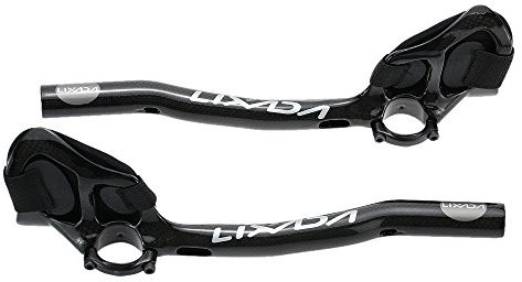 SHUAIGUO-1 Carbon Fiber Road Bike Bicycle Aero Bar Rest Handlebar Aerobar 31.8mm