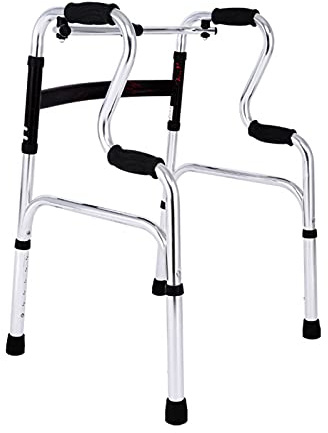 Gehgestell, Faltbarer Rollator, Medizinische Hilfe für Behinderte, Höhenverstellbar, Steh-Toilettengestell