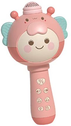 SUPVOX Micrófono USB De Juguete para Micrófono Cantando Bonito Diseño De Dibujos Animados Juguete Inalámbrico para Karaoke Infantil Casa o Fiestas