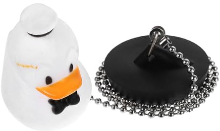 Amosfun Entenform-badewannen-abflussstopper Waschbecken-abflussstöpsel Küchenspülenstopper Ersatz-wasserstopper Für Badewanne Und Dusche Badezimmer-Abdeckung Für Ablauföffnung