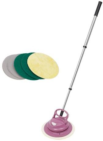 Pulitore elettrico per pavimenti e lucidatrice Floating Mop Spin mocio elettrico con illuminazione a LED, 36 W, 160 RPM