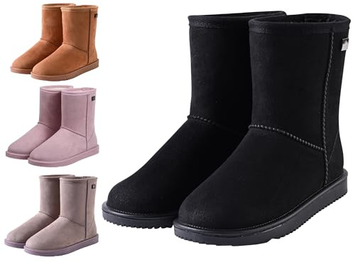 Imperial Riding Freezy und Frosty Stallstiefel, wasserdichter Schuh, stylischer Stiefel mit warmen Kunstfellfutter, Winterstiefel für Stall und Outdoor