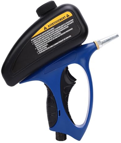 HELEVIA Sand Blasting Gun, 90PSI 510ml Capacity ZG1/4 Connector Adjustable Ergonomic Design, Portable Sandblasting Gun, for Removing Paint, Scale, and Contaminants