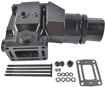 Collecteur D'échappement avec Joint et Matériel de Fixation 913784 Compatible avec les Moteurs O*M*C V6 et V8 à Partir de 1992 Hopzty