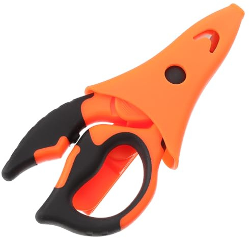 AMUSLESUR Tijeras de Cable Eléctrico Multifuncionales Estructura Metálica y Plástica Resistente, Diseño Ergonómico para Uso Profesional en Trabajos de Cableado y Reparación Eléctrica