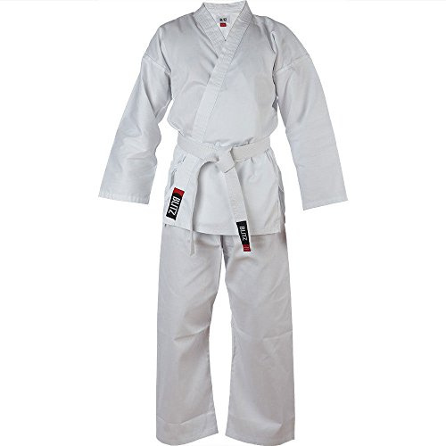 Blitz Kids Polycotton Lightweight Karate Suit / Gi / Uniform - White