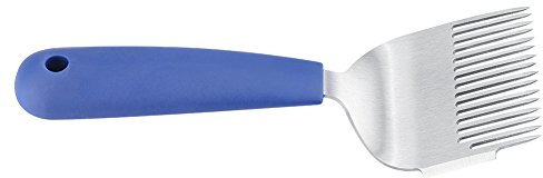 Bienenentdeckelungsgabel Edelstahl mit Kunststoffgriff - Imkereiausrüstung Zubehör für Bienenzucht - Werkzeug für Imker Honig Messer Schaber