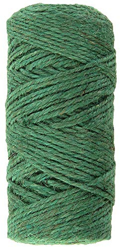 Garden Mile 50 Metres Heavy Duty Garden Twine String - Natural Jute Twine Rope for Gardening, Climbing Plants & Floristry Supplies - Strong Garden String Twines