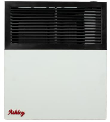 Ashley Hearth DVAG11L 11,000 BTU Direct Vent Propane Heater, Cream | Wall Mounted Heater with Matchless Piezo Lighting, Safety Pilot & Built-In Regulator for Indoor Home Heating