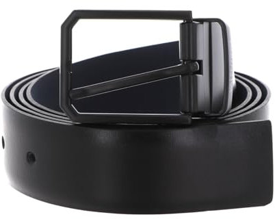 Valentino Leder Gürtel Bairone Belt W95 Nero/Blu schwarz