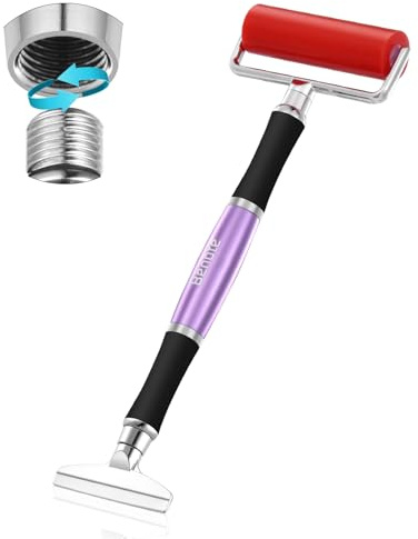 benote Diamond Art Painting Accessori Strumenti Rullo Penna di Pressatura Metallo Piastra di Correzione, 5D Diamond Art Kit Raddrizzatore Strass Ricamo Dipinti Accessorio