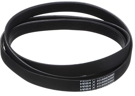sourcing map 630J8 PJ V-Ribbed Belt 8 Ribs 63 Length x 0.74 Width x 0.14 Thick, EPDM Poly V Belt, Industrial Transmission Serpentine Belt