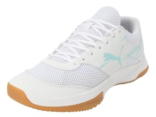 PUMA VARION II, Unisex Hallenturnschuh, Electric Peppermint White-Gum,