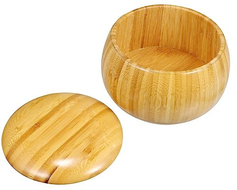 BELLIFFY Holz Häkelschale Für Dekorative Wollschale Zur Aufbewahrung Von Garn Für Strick Häkelarbeiten Praktische Aufbewahrung Für Kreative Handarbeiten