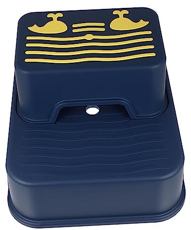 HAPINARY Kinder Tritthocker 2-stufig rutschfest Kinderhocker Aus Robustem Kunststoff Für Bad Küche Waschbecken Alltag