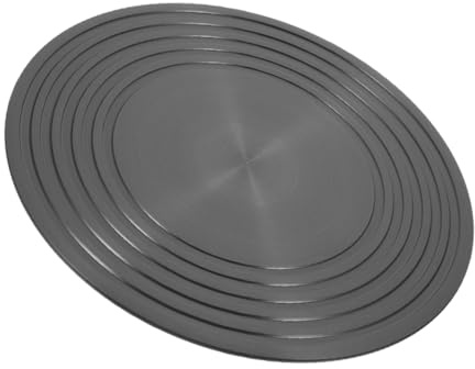 GAROZATION Wärmeverteilerplatte Gasherd Aus Langlebigem Aluminium 28cm Herd Auftauplatte Zum Energiesparen Und Gleichmäßigen Erhitzen Für Küchenkochgeschirr