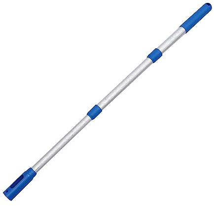 VICASKY Asta Telescopica in Lega di Alluminio a 3 Sezioni da 85cm per Pulizia Piscina e Raccolta Detriti, Resistente e Non Facile da Deformare, per Stagni Grandi