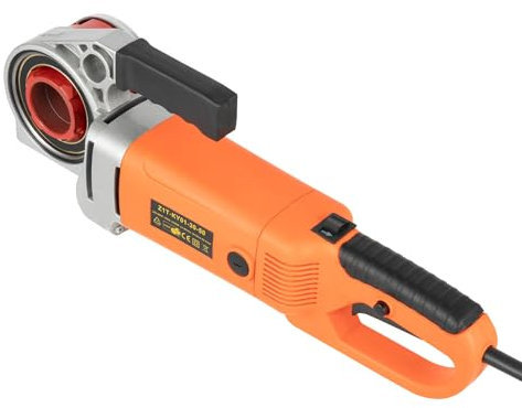 Elektrisch Gewindeschneidmaschine Tragbare Gewindeschneider Rohreinfädelmaschine mit 6 Matrizen 1/2, 3/4, 1, 1-1/4, 1-1/2,2 Rohrschneider, für Eisenrohren, PP-Rohren und Rohren