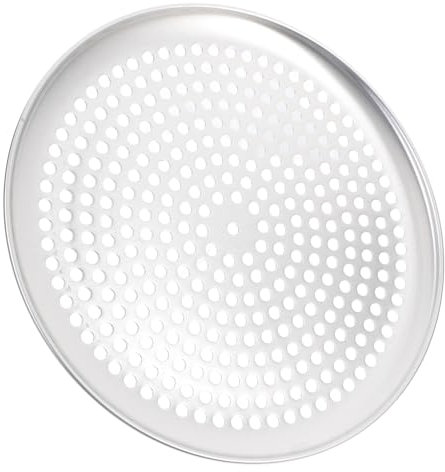 Cabilock Teglia Per Pizza in Alluminio Teglia Per Pizza Da Forno Con Fori Con Ventilazione Per Cottura e Uniforme