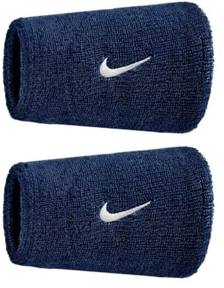 Nike Swoosh Classic Doublewide Wristbands 2er Pack Schweißbänder Tennis Fitness Running Handgelenkbänder breit