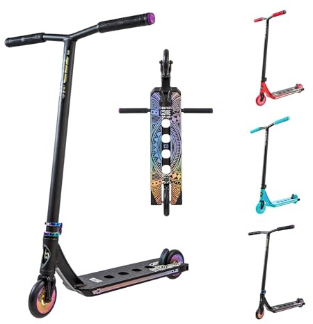 CORE CL1 - Monopattino acrobatico super leggero, per bambini dagli 8 anni in su, da intermedio ad avanzato, freestyle con ruote da 110 mm, scooter professionali per adolescenti e bambini, colore: nero