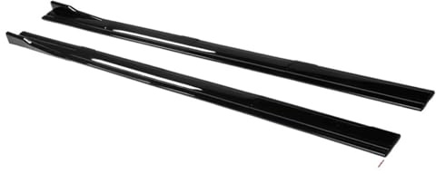 Seitenschweller Rocker Extension 8-teiliges 2,2 M Langes Auto-Seitenschweller-Verlängerungssplitter-Winglet-Seitenflügel-Stoßstangenlippe Für F10 5er-Serie 535i 528i Sport 2011-2016 Lippe spoiler
