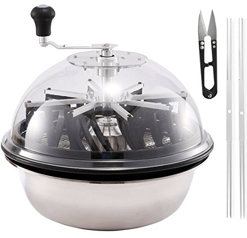 iPower 48,26 cm Blattschüssel-Trimmer, für Pflanzenknospen und Blumen, mit verbesserten Zahnrädern, scharf, Silber, 19-inch