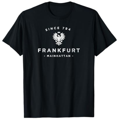Frankfurt FFM City Hessen Adler Retro Vintage T-Shirt T-Shirt