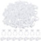 Colle Bagues 400 Pièces Jetable Anneaux Porte-Colle de Cils Porte-Anneau de Colle d'Extension de Cils Supports de Pigments Adhésifs Anneaux Porte-Colle de Cils en Plastique