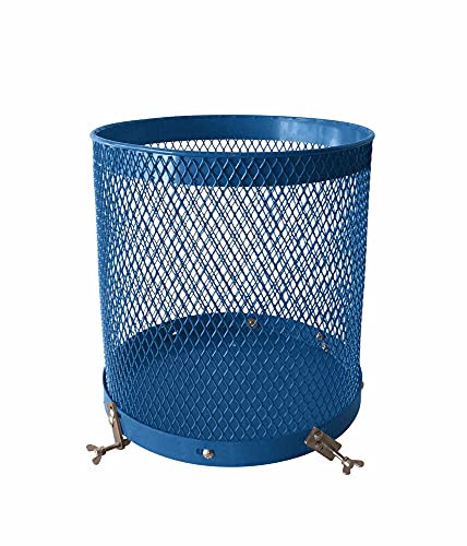 Scheppach Siebtrommel für Betonmischer (76 Liter Volumen, 46 cm Durchmesser, Universalhalterung Mischer mit gebördelten Rand) 7908401702 blau