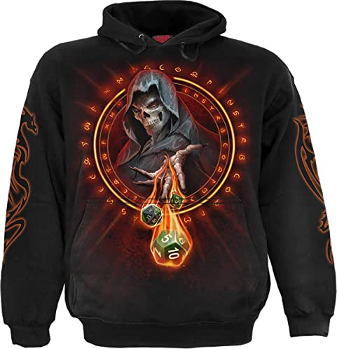 Spiral Direct Hoody Black Sweat à Capuche, Homme