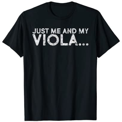 Viola Strumento Musicale Viola Giocatori Viola Amanti della Musica Maglietta