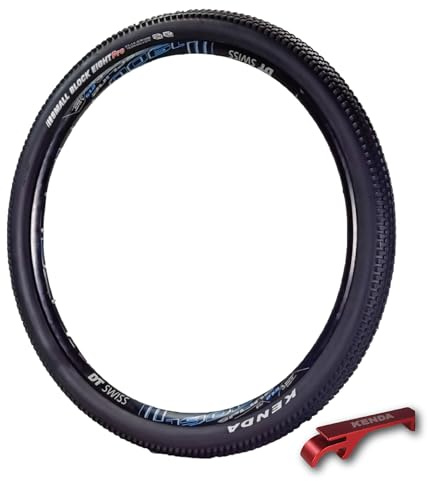 Kenda Small Block Eight Pro K1047 Bike Tire - 27.5x2.10, 27.5-Inch MTB Tire, Folding Bead, Tubeless Ready, Aggressive Tread for Trail & Cross-Country Riding with Kenda Keychain
