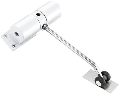 TüRschließEr Automatischer Frühlings-Holztürschließer aus Stahl, einstellbare Geschwindigkeit, leises, langsames Tor, das for 20 kg Brandschutztür-Rücklaufpuffer schließt Automatischer TüRschließEr (