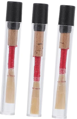 Toyvian 12stücke Oboenrohre Mit Aufbewahrungsboxen Holzfarbe Ersatzrohre Für Oboe Langlebig Und Hochwertige Verarbeitung Für Musiker Für Oboenliebhaber