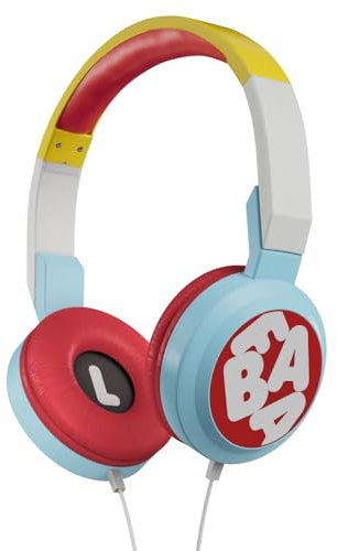 FABA- Dundun Cuffie con Cavo, Multicolore, Bambini 3-10 Anni, HPW40002