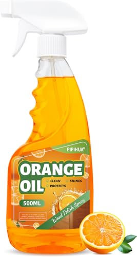 PIPIHUA Huile pour Bois en Spray, Fait Briller et Protège, Nettoie le Bois et Polit les Meubles pour les Armoires, les Tables et les Planchers 500ML