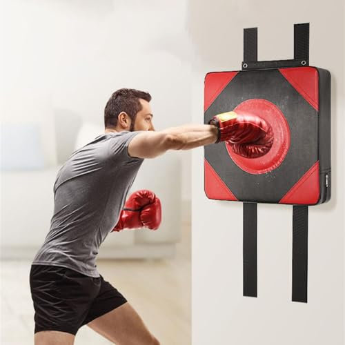 Biniveil Wandmontiertes Schlagpolster | Box Training Schlagpolster Wand | Target Pad Boxen Schlagpolster | Box Kämpfer Fitness Boxsack | Box Schlagpolster Für Fitnessstudio, Boxtraining, Haushalt