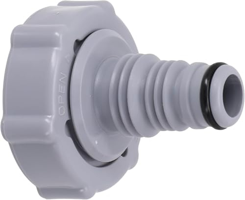 Daaxing P6H1419 - Adaptador de válvula de drenaje, adaptador de manguera de piscina, tapón de válvula de drenaje de repuesto para manguera de drenaje de piscina (2 unidades)
