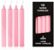 Scentoria 10 candele a stelo rosa, candele lunghe